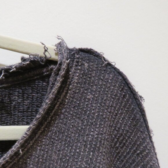 FREE PEOPLE WE THE FREE Off My Mind Cropped T-Shirt Top in Washed Black Casual - Picture 3 of 15